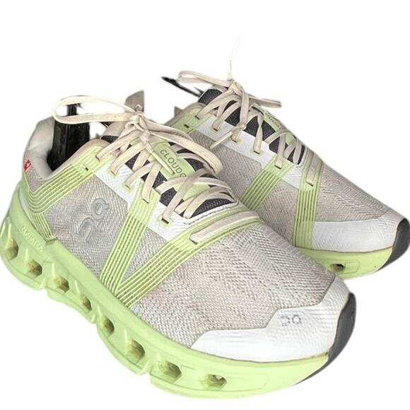On Running Women's Cloudtec Sneakers - White and Green - Picture 2 of 6